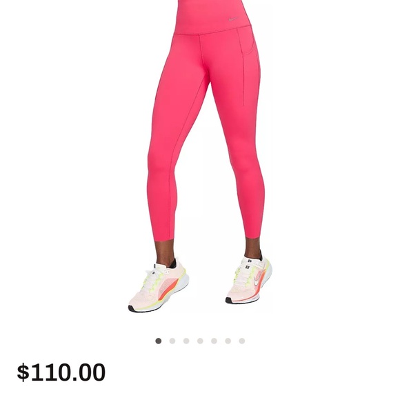 NWT Nike Pink High-Waisted Leggings Medium - Picture 3 of 5